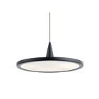 Suspendu à LED Kichler Jeno 83962MBK 1-lumière 16.8W noir mat