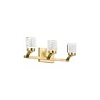 Luminaire de vanité à LED Kichler Rene 84041CG 23W or champagne