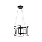 Suspendu à tambour à LED Kichler Melko 84133 9-lumières noir