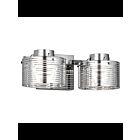 Luminaire de vanité à LED Kichler Santora 85055CH 19.50W chrome