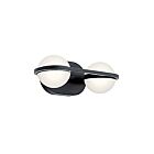 Luminaire de vanité à LED Kichler Brettin 85091MBK 2-lumières 12W noir mat
