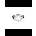 Plafonnier Kichler 8653NI 2-lumières 60W nickel brossé