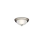 Plafonnier Kichler 8653NI 2-lumières 60W nickel brossé