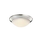 Plafonnier Kichler 8881NI 1-lumière 100W nickel brossé