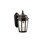 Lanterne murale extérieur Kichler Courtyard 9032RZ 1-lumière 100W bronze huilé