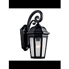 Lanterne murale extérieur Kichler Courtyard 9033BKT 1-lumière 150W noir texturé