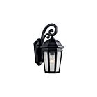 Lanterne murale extérieur Kichler Courtyard 9033BKT 1-lumière 150W noir texturé