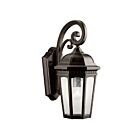 Lanterne murale extérieur Kichler Courtyard 9033RZ 1-lumière 150W bronze huilé