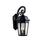 Lanterne murale extérieur Kichler Courtyard 9034BKT 3-lumières 60W noir texturé