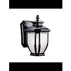 Lanterne murale extérieur Kichler Salisbury 9039BK 1-lumière 60W noir