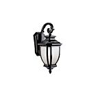Lanterne murale extérieur Kichler Salisbury 9040BK 1-lumière 100W noir
