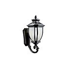 Lanterne murale extérieur Kichler Salisibury 9042BK 1-lumière 150W noir