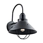Lanterne murale extérieur Kichler Seaside 9142BK 1-lumière 150W noir