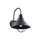 Lanterne murale extérieur Kichler Seaside 9142BK 1-lumière 150W noir