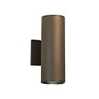 Lanterne murale extérieur Kichler Cylinder 9244AZ 2-lumières 65W bronze architectural