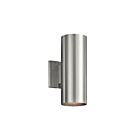 Lanterne murale extérieur Kichler Cylinder 9244BA 2-lumières 65W aluminium brossé