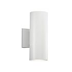 Lanterne murale extérieur Kichler Cylinder 9244WH 2-lumières 65W blanc