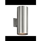 Lanterne murale extérieur Kichler Cylinder 9246BA 2-lumières 120W aluminium brossé