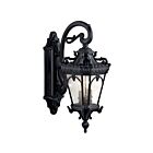 Lanterne murale extérieur Kichler Tournai 9357BKT 2-lumières 60W noir texturé