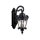 Lanterne murale extérieur Kichler Tournai 9358BKT 3-lumières 60W noir texturé