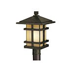 Lampe sur poteau extérieur Kichler Cross 9529AGZ 1-lumière 150W bronze vieilli