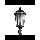 Lampe sur poteau extérieur Kichler Courtyard 9532BKT 1-lumière 200W noir texturé