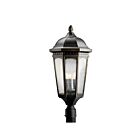 Lampe sur poteau extérieur Kichler Courtyard 9533RZ 3-lumières 60W bronze huilé