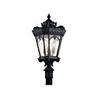 Lampe sur poteau extérieur Kichler Tournai 9565BKT 4-lumières 100W noir texturé