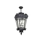 Suspendu extérieur Kichler Tournai 9568BKT 8-lumières 100W noir texturé
