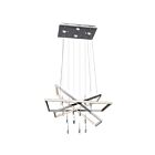 Lustre à 1 étage à LED Kichler Maze 83450 7-lumières chrome