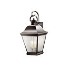 Lanterne murale extérieur Kichler Mount Vernon 9704OZ 4-lumières 60W vieux bronze
