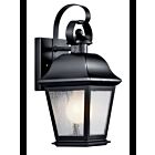 Lanterne murale extérieur Kichler Mount Vernon 9707BK 1-lumière 100W noir