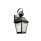 Lanterne murale extérieur à LED Kichler Mount Vernon 9708OZLED 1-lumière 8W vieux bronze