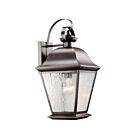 Lanterne murale extérieur Kichler Mount Vernon 9709OZ 1-lumière 150W vieux bronze