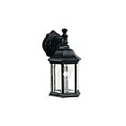 Lanterne murale extérieur Kichler Chesapeake 9776BK 1-lumière 100W noir