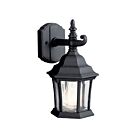 Lanterne murale extérieur Kichler Townhouse 9788BK 1-lumière 100W noir