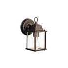 Lanterne murale extérieur à LED Kichler Barrie 9794TZL18 1-lumière 10W bronze tannery