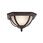 Plafonnier extérieur Kichler Salisbury 9848RZ 2-lumières 60W bronze huilé