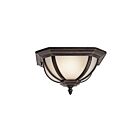 Plafonnier extérieur Kichler Salisbury 9848RZ 2-lumières 60W bronze huilé