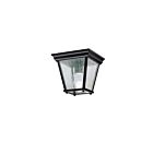 Plafonnier extérieur Kichler 9859BK 1-lumière 100W noir