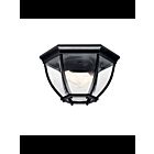 Plafonnier extérieur Kichler Barrie 9886BK 2-lumières 40W noir