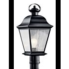 Lampe sur poteau extérieur Kichler Mount Vernon 9909BK 1-lumière 150W noir