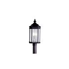 Lampe sur poteau extérieur Kichler Kirkwood 9918BK 3-lumières 60W noir