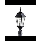 Lampe sur poteau extérieur Kichler Madison 9956BK 1-lumière 150W noir