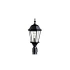 Lampe sur poteau extérieur Kichler Madison 9956BK 1-lumière 150W noir