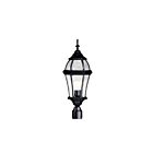 Monture pour poteau extérieur Kichler Townhouse 9992BK 1-lumière 100W noir