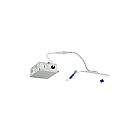Encastré LED carré Kichler DLSL04S2790WHT 9W 4" blanc texturé