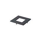 Garniture décorative mince fixée au plafond Kichler DLTSL04SBKT 4" noir texturé