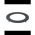 Garniture décorative mince fixée au plafond Kichler DLTSL06RBKT 6" noir texturé