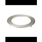 Garniture décorative mince fixée au plafond Kichler DLTSL06RNI 6" nickel brossé